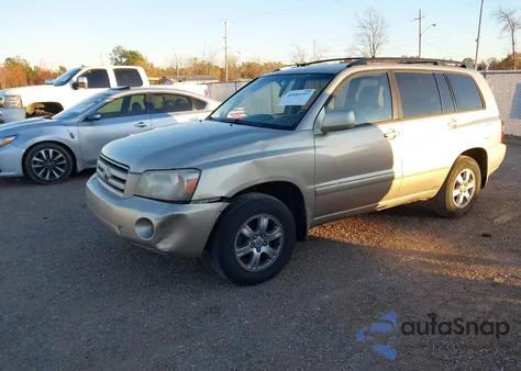 2004 Toyota Highlander V6 z USA, uszkodzony, nr VIN JTEDP21A140025944